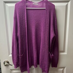 Staccato Amethyst Lightweight Knit Cardigan